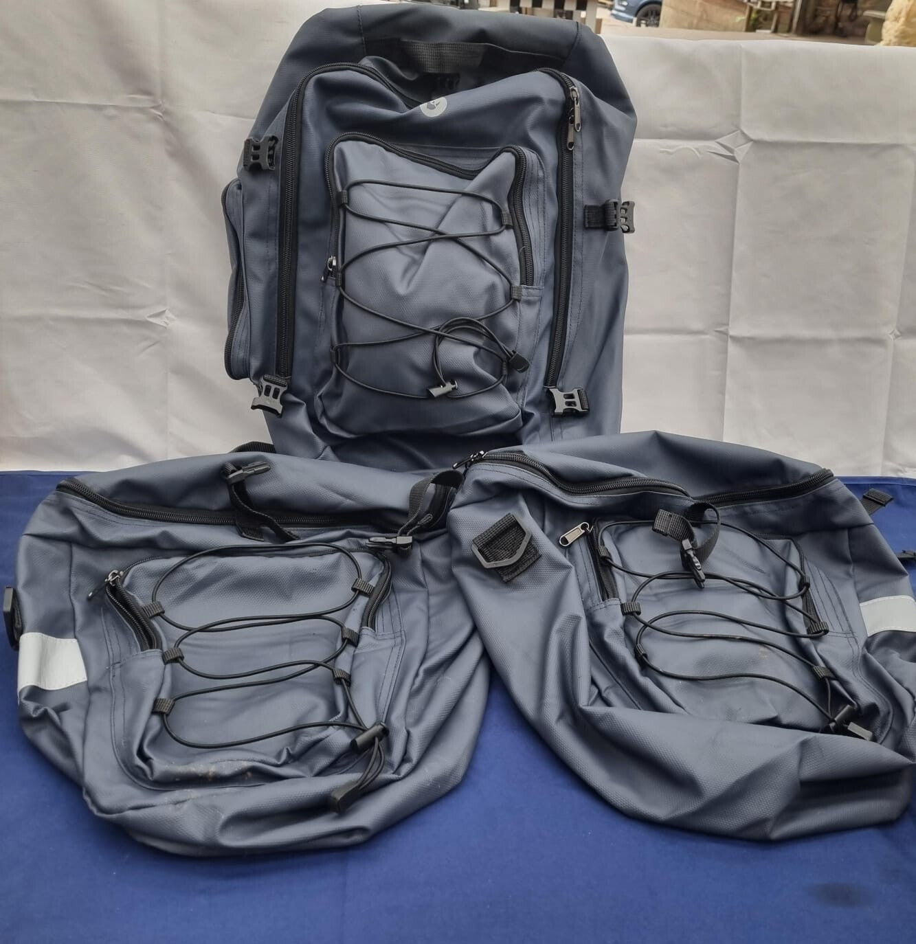 Motorcycle Seat Accessories Top Bags Case Tail Bag (3 Bags set)