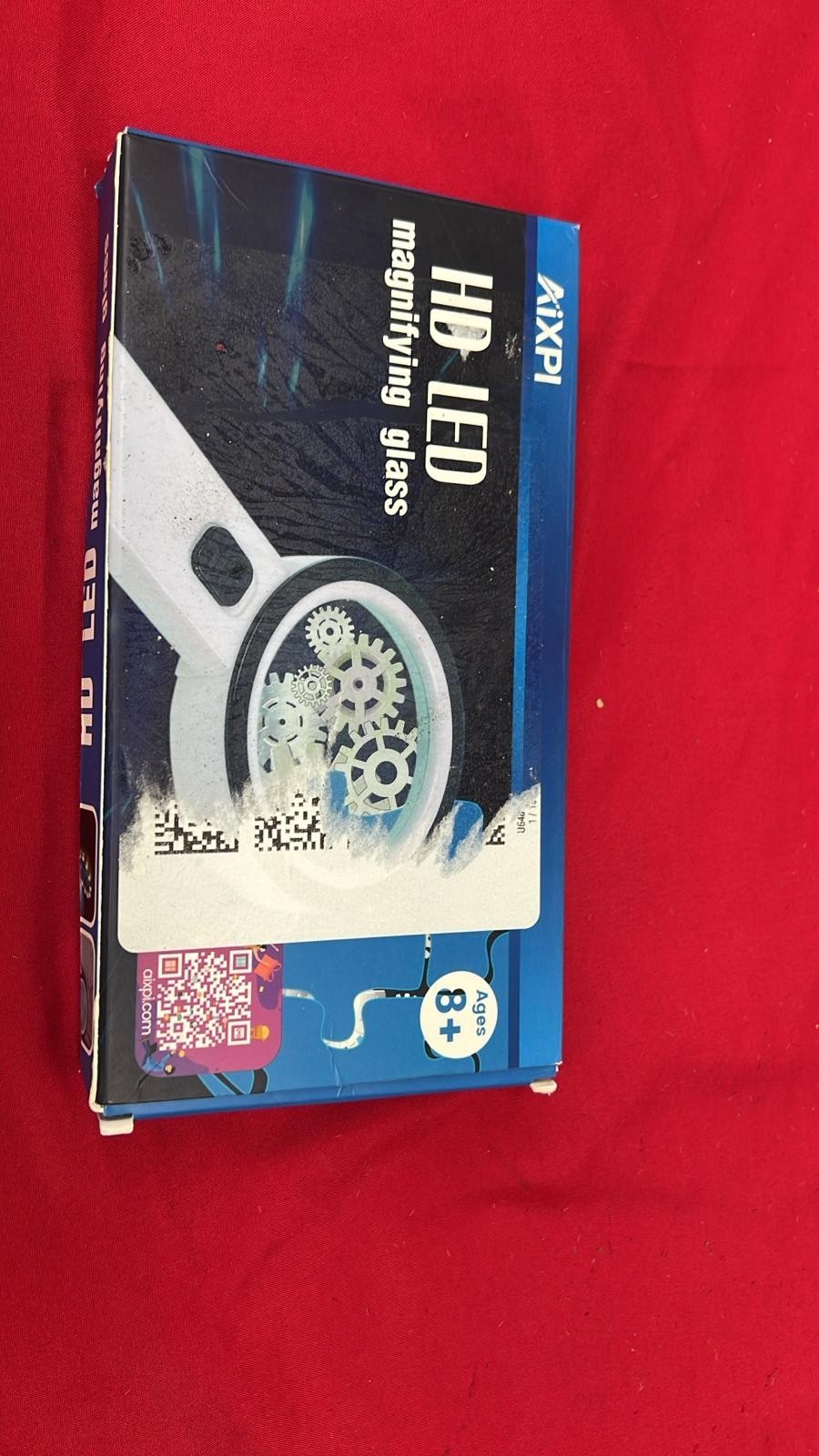 Magnifying Glass with Light, 30X Handheld Large  12 LED  Illuminated Lighted