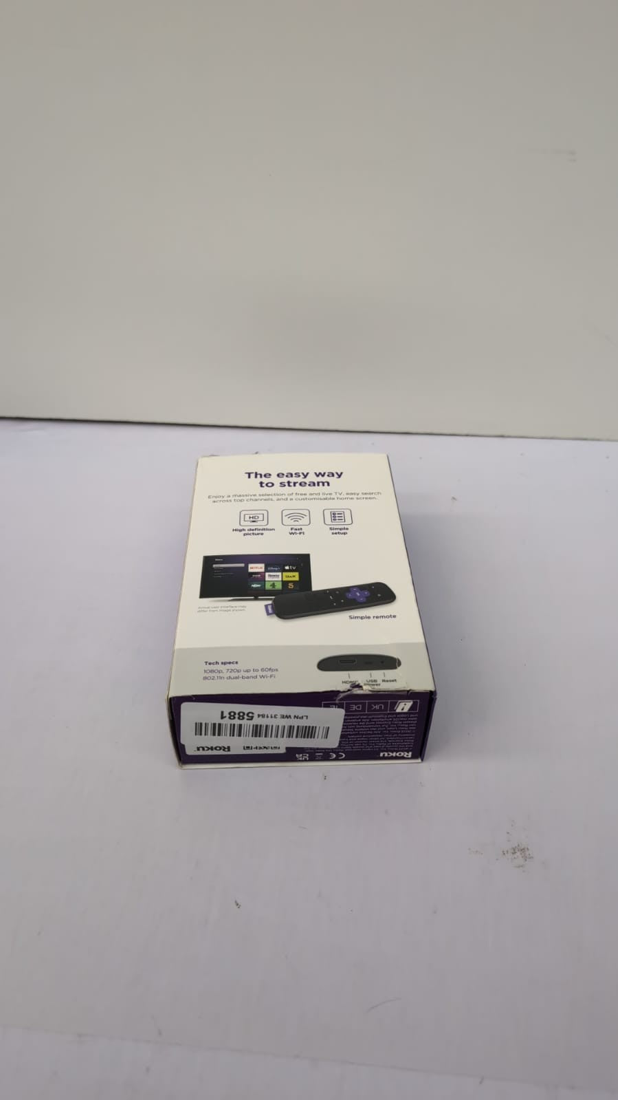 Roku Express HD Streaming Device with High-Speed (Packaging Damaged)