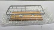 Basket Detachable Wood Base Storage Organizer Farmhouse Bin (25x10cm deep)