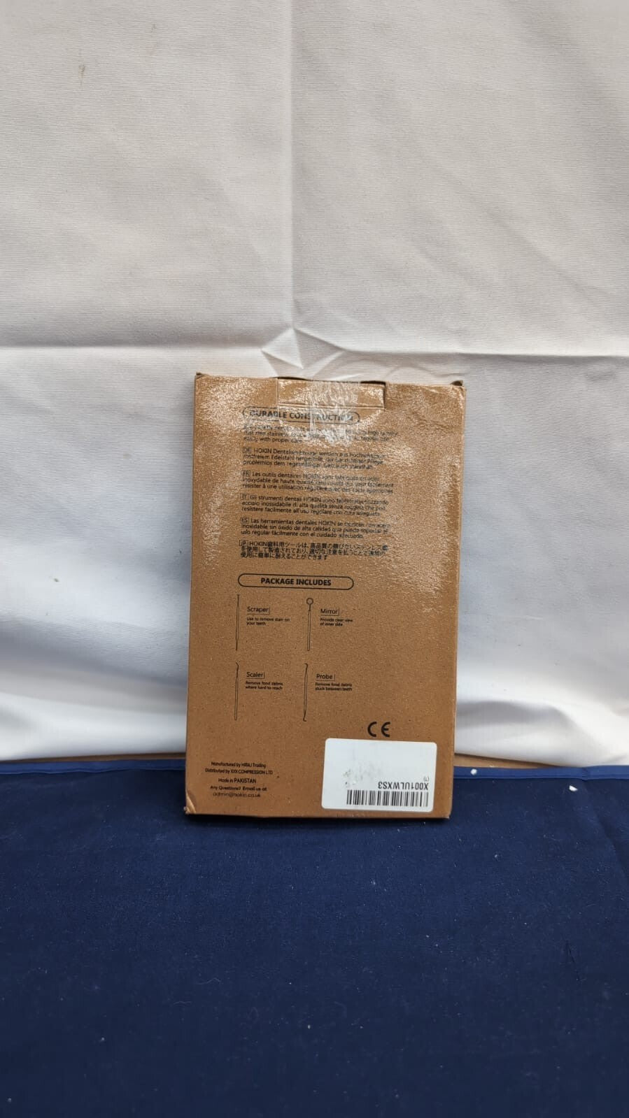 HOKIN Plaque Remover Teeth Cleaning Tool 4 Pcs Dental Care (packaging damaged)