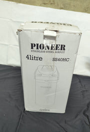 Pioneer Flasks Stainless Steel Lift and Pump Airpot Hot Cold Water(box damaged)