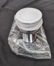 Basin Sink Waste Plug,White,4cm thread diameter,(packaging damage)