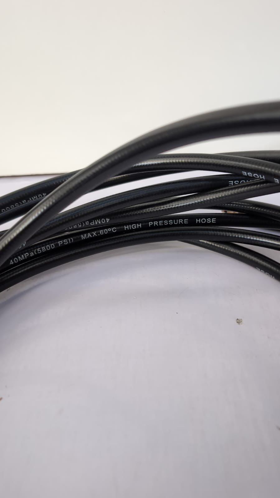 40MPa/5800PSI Auto Washer Hose High Pressure Water Cleaning Rubber Pipe (USED)