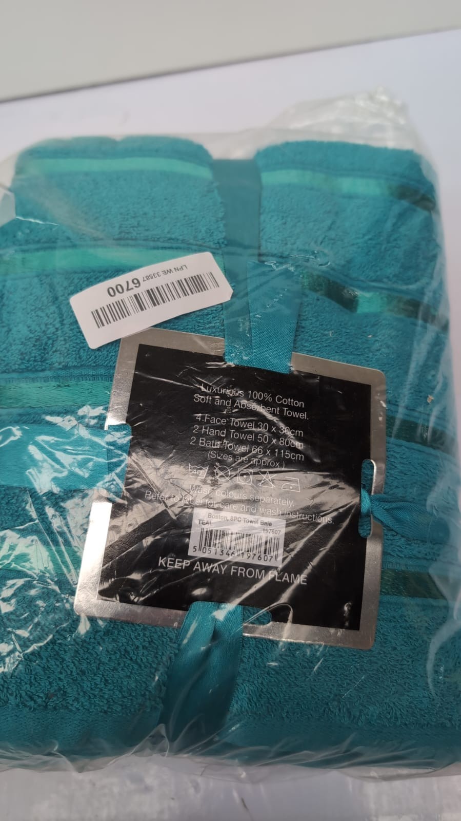 GC GAVENO CAVAILIA 8 Piece Towel Bale Set, Quick Dry Highly Absorbent Cotton