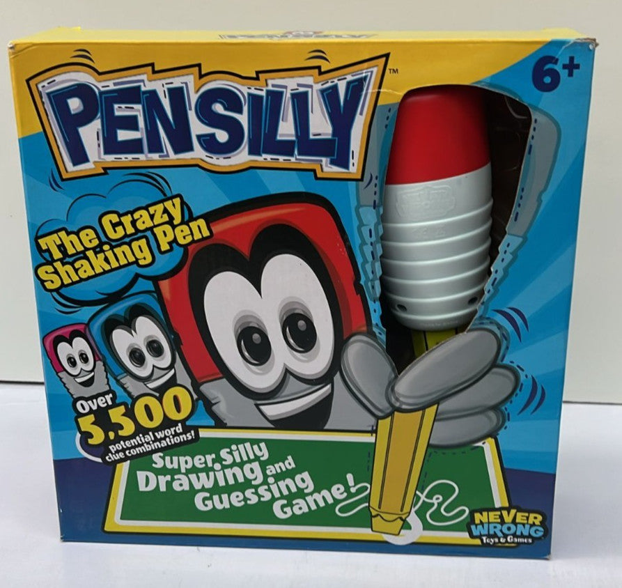 Pensilly drawing game, silly drawing game, wobbly pen