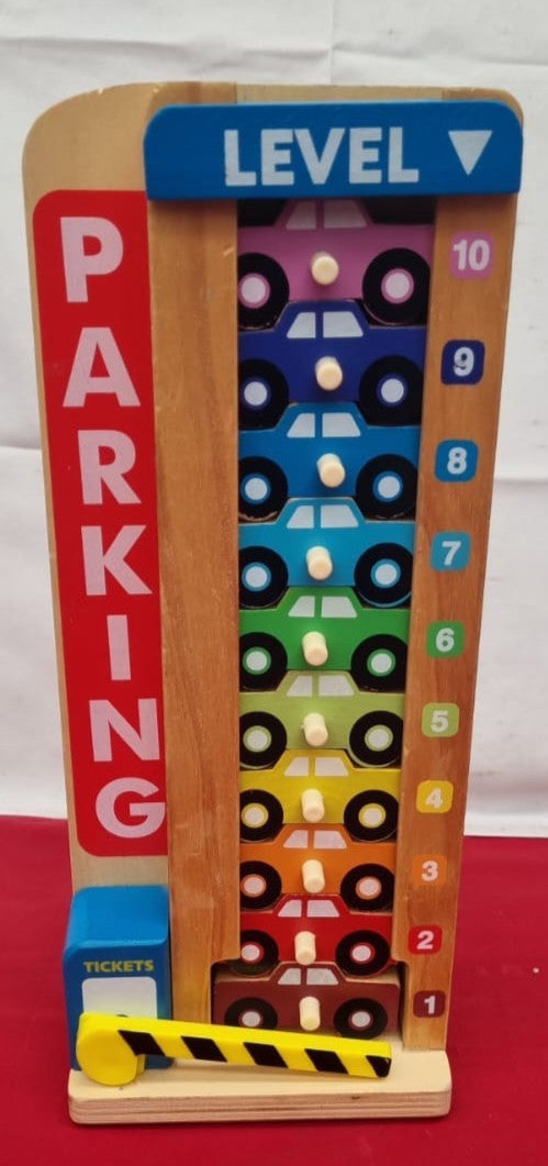 Stack and Count Parking Garage Developmental Toy Motor Skills 3+
