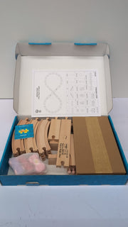 Bigjigs Rail Fairy Figure of 8 Train Set | Kids Wooden Railway Toy (BOX DAMAGED)