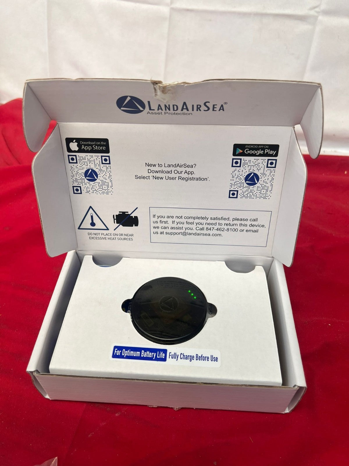 LandAirSea 54 GPS Tracker (2024 Version) - Long Battery, Magnetic, & Waterproof.