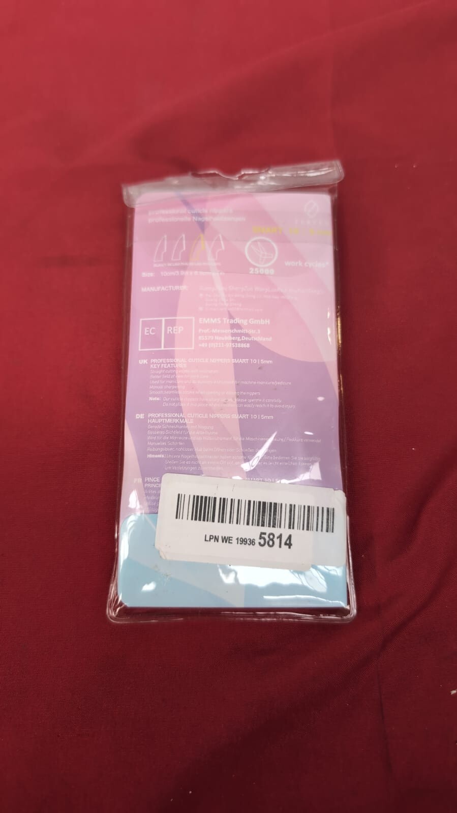 Pro Cuticle nippers Smart 10 4mm Professional Stainless Steel Cutters Salon