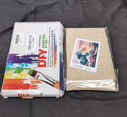 DIY Paint by Numbers Kit – Kanagawa Great Wave Sunset with Brushes & Paints