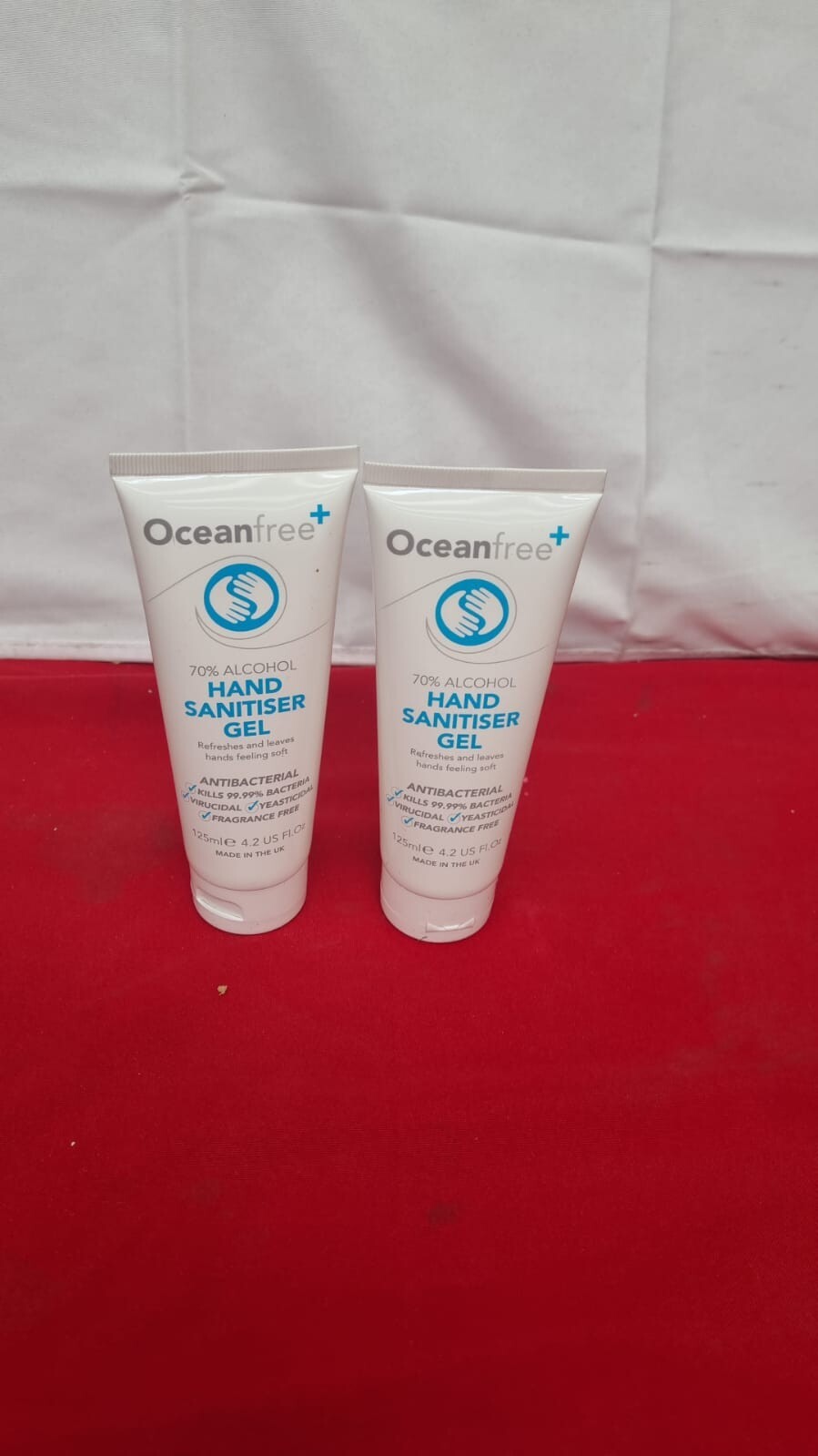 70% Alcohol Hand Sanitiser Gel 125ml Certified Surgical/Medical Grade (2pack)