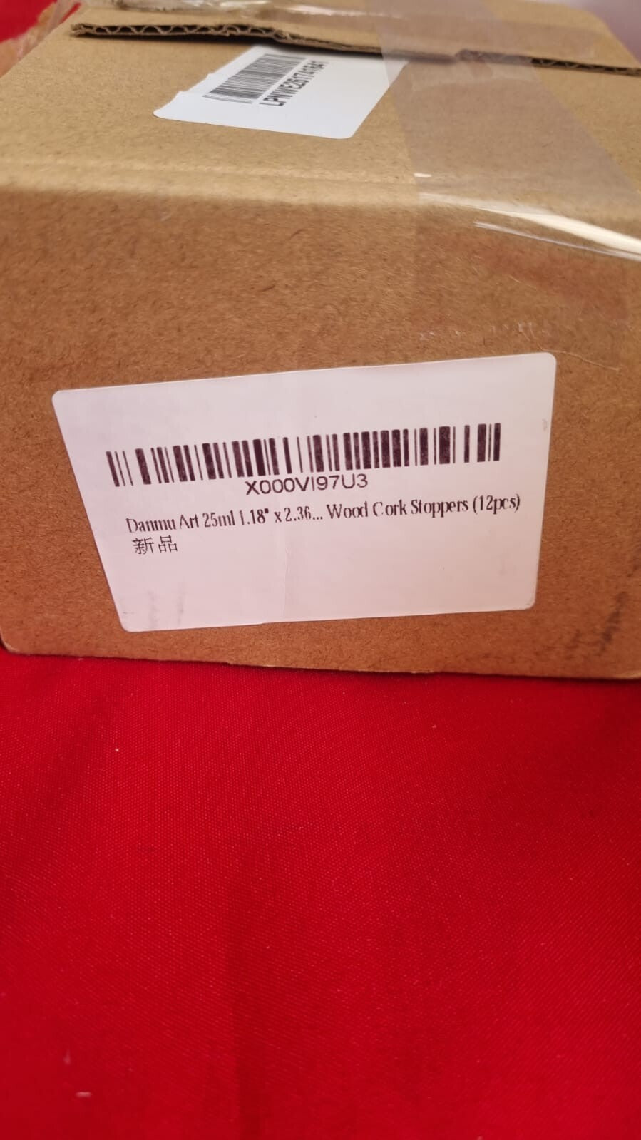 25ML Glass Bottles With Cork, Mini Wedding Favour Bottles With DIY Label 12pcs