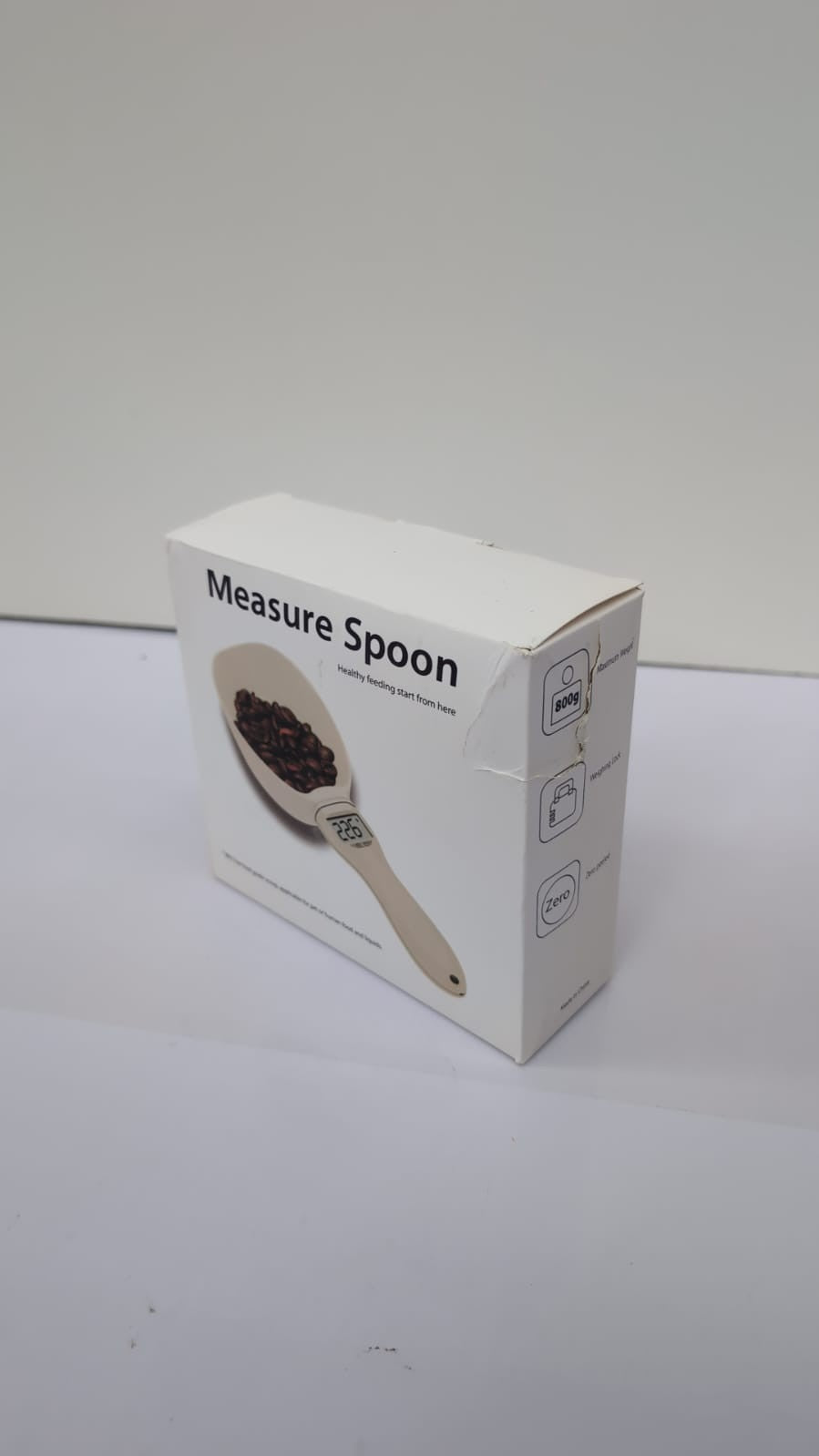 Digital Food Measuring Scoop Scale, 800g/1g High Precision  (BOX DAMAGED)