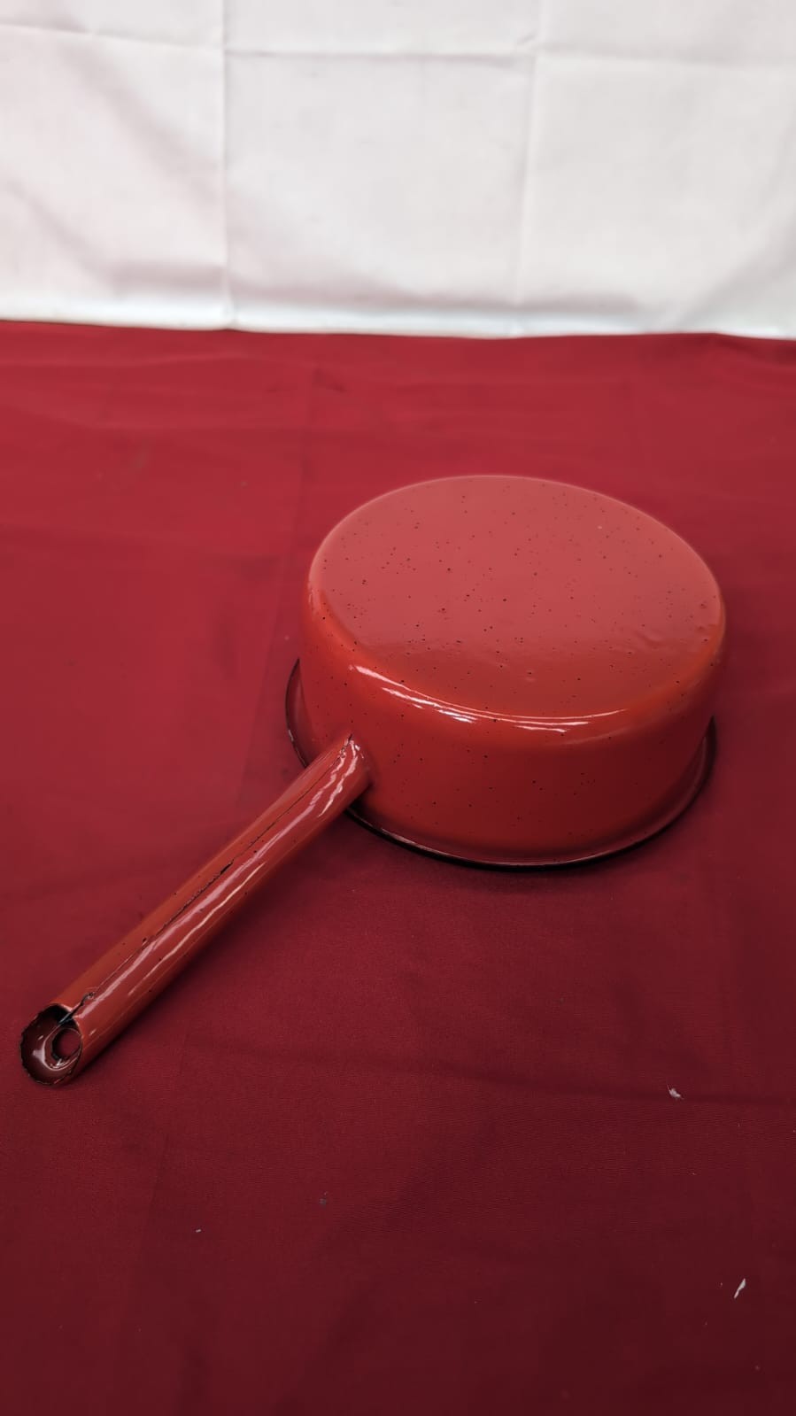 Saucepan Promo Pot 17cm diameter in red/White