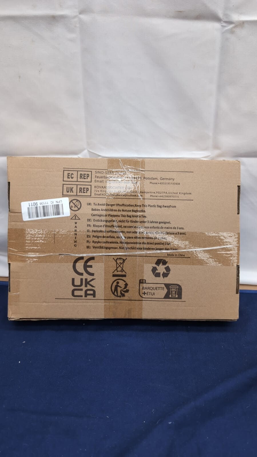 Practical Clear Tote Bag Exquisite Plastic PVC (25 pack - 22cm x 16cm)