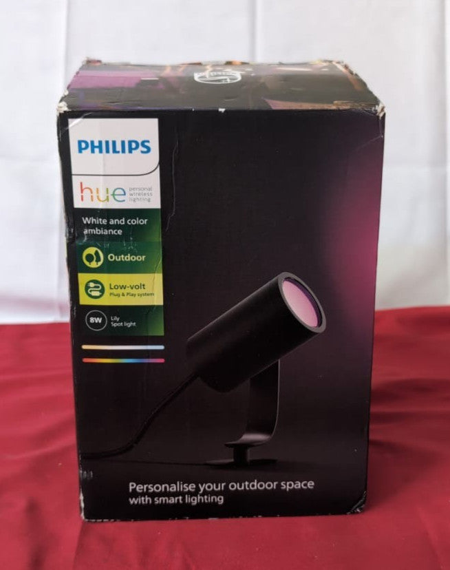 Philips Hue Lily White and Colour Ambiance LED Single Spotlight Extension: Smart