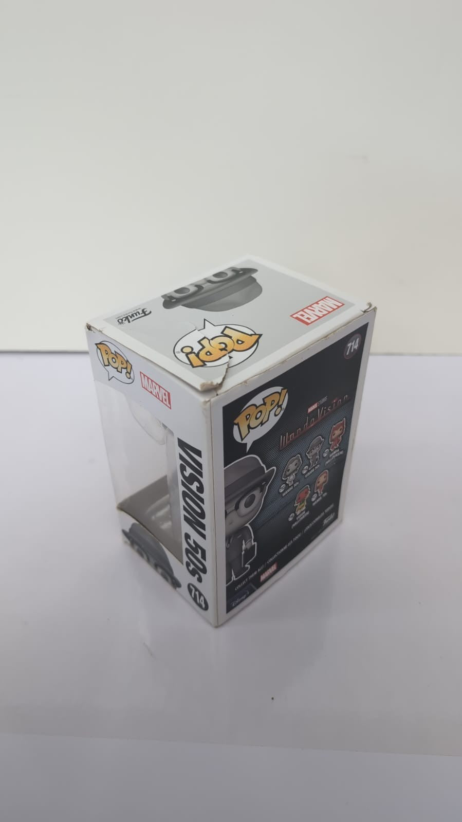 Funko POP! Marvel: WandaVision - Vision 50s  Black & White (BOX DAMAGED)