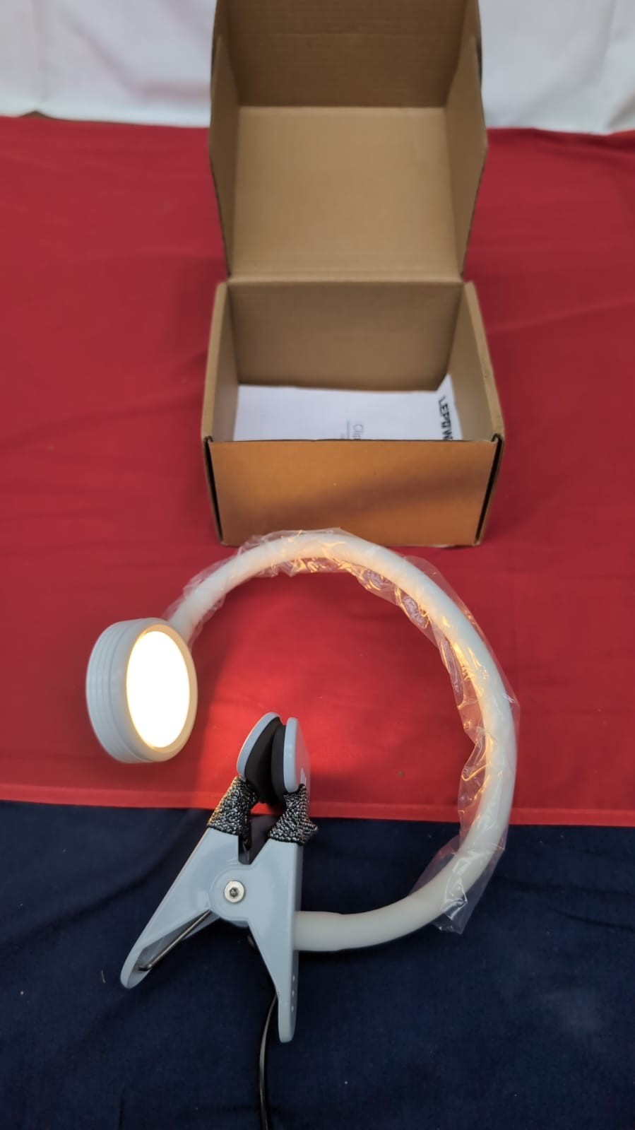 lepower Lamp & Desk Lamp, LED Flexible Light, Adjustable Neck & Clamp