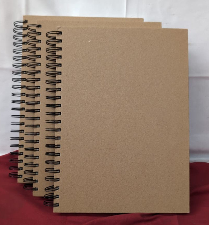 Enviro Spiral Bound A4 Sketchbook Portrait 100 Pages of Drawing Paper (3pack)