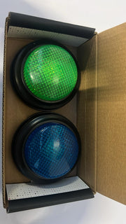 2-Pack Answer Buzzers With Lights and Sound for Classroom, Trivia Games, Family