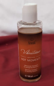 Vibratissimo “Hot Moments, Soothing Massage Oil, Erotic Love 100ml (lid damaged)