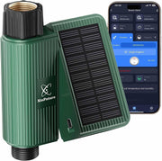 XinFuture Smart WiFi Solar Sprinkler Timer, Water Timer Rechargeable