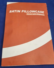 Satin Pillowcases for  Scrunchie and Bonnet Set burnt orange  50x75 cm