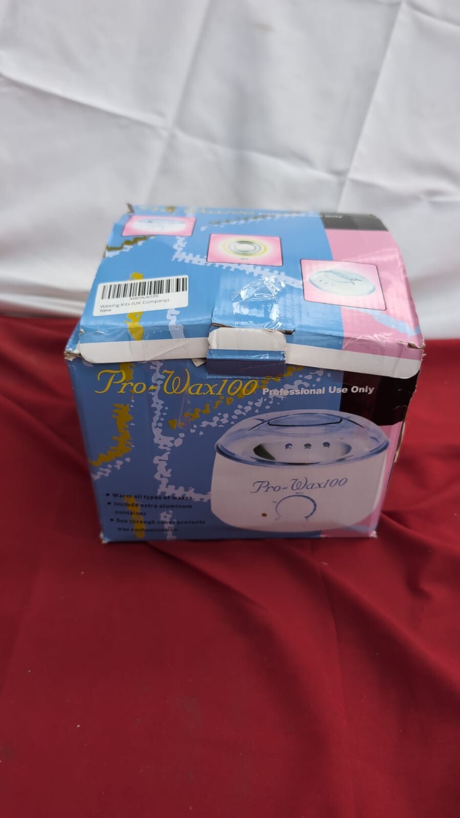 Waxing Kits Wax Heater for Hair Removal: 4-100g (box damaged - product scuffed)