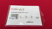 Hawksbill A4 Pink 180 GSM Premium Bright Pink Cardstock Pack of 100