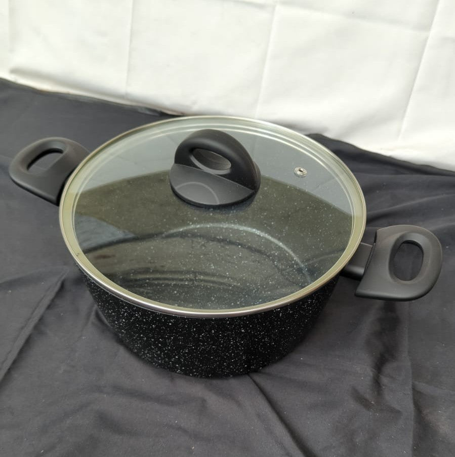 Blackmoor Classic 24cm Stock Pot with Tempered Glass Lid / 5L