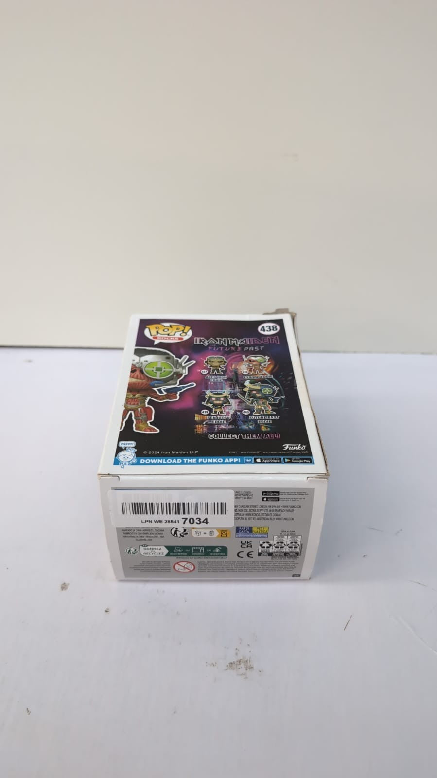 Funko Pop! Rocks: Iron Maiden -Cyborg Vinyl Figure(box slightly damaged)