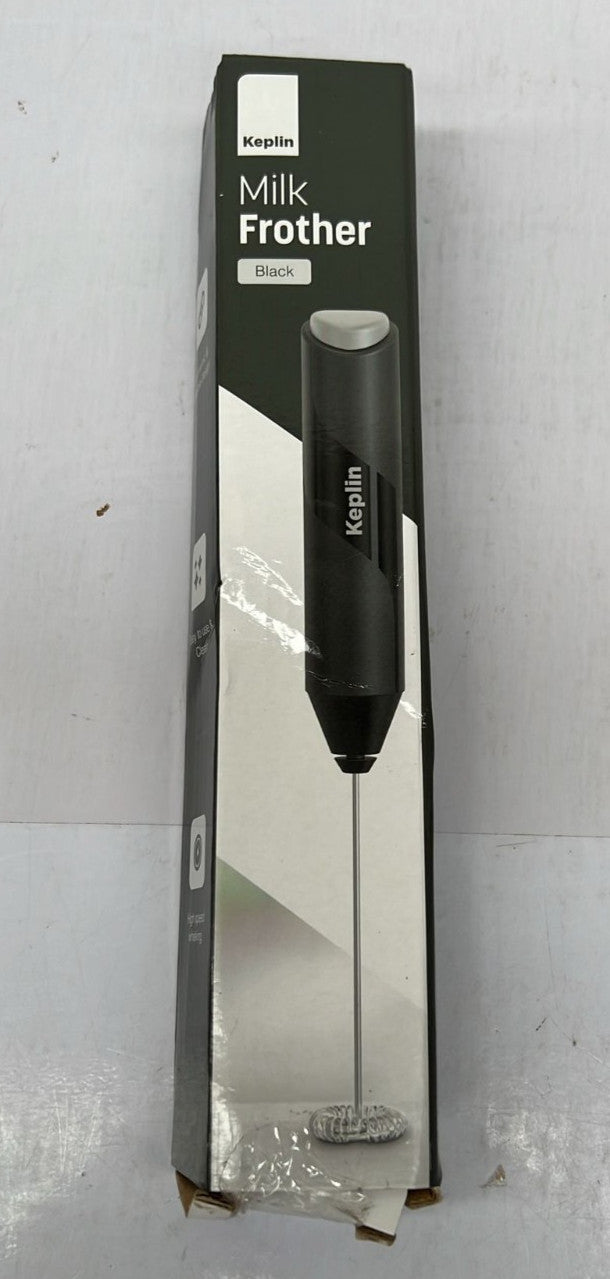 Keplin Handheld Milk Frother - Stainless Steel Electric Whisk (BOX DAMAGED)