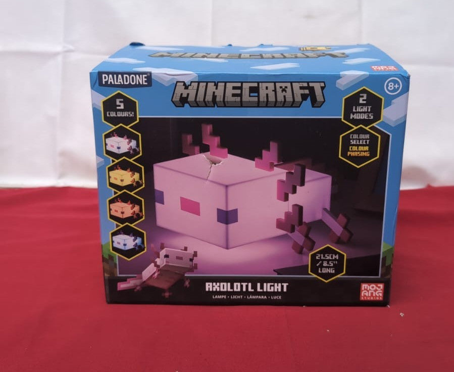 Minecraft Axolotl Light - Officially Licensed, Five Color Modes (BOX DAMAGED)