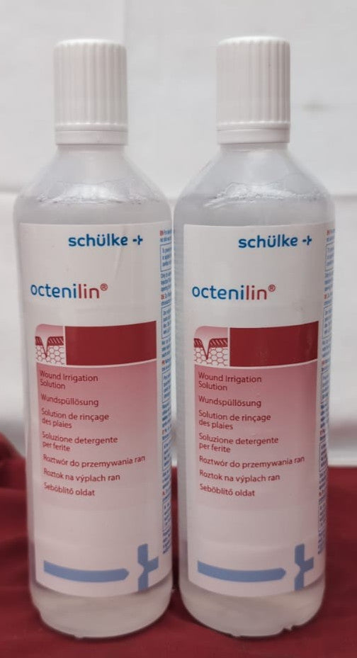 octenilin® Wound Rinse Solution, Wound Cleaning, 350 ml (2 pack - boxes missing)