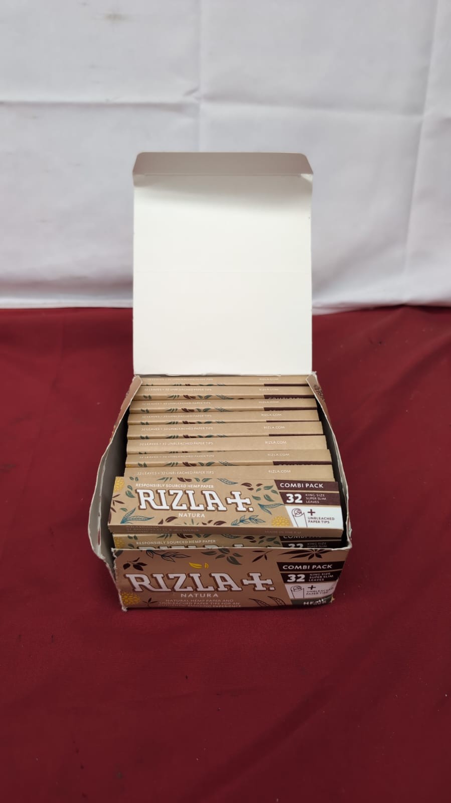 RIZLA Natura Kingsize Slim Papers booklets (packaging damaged - 24 pack)