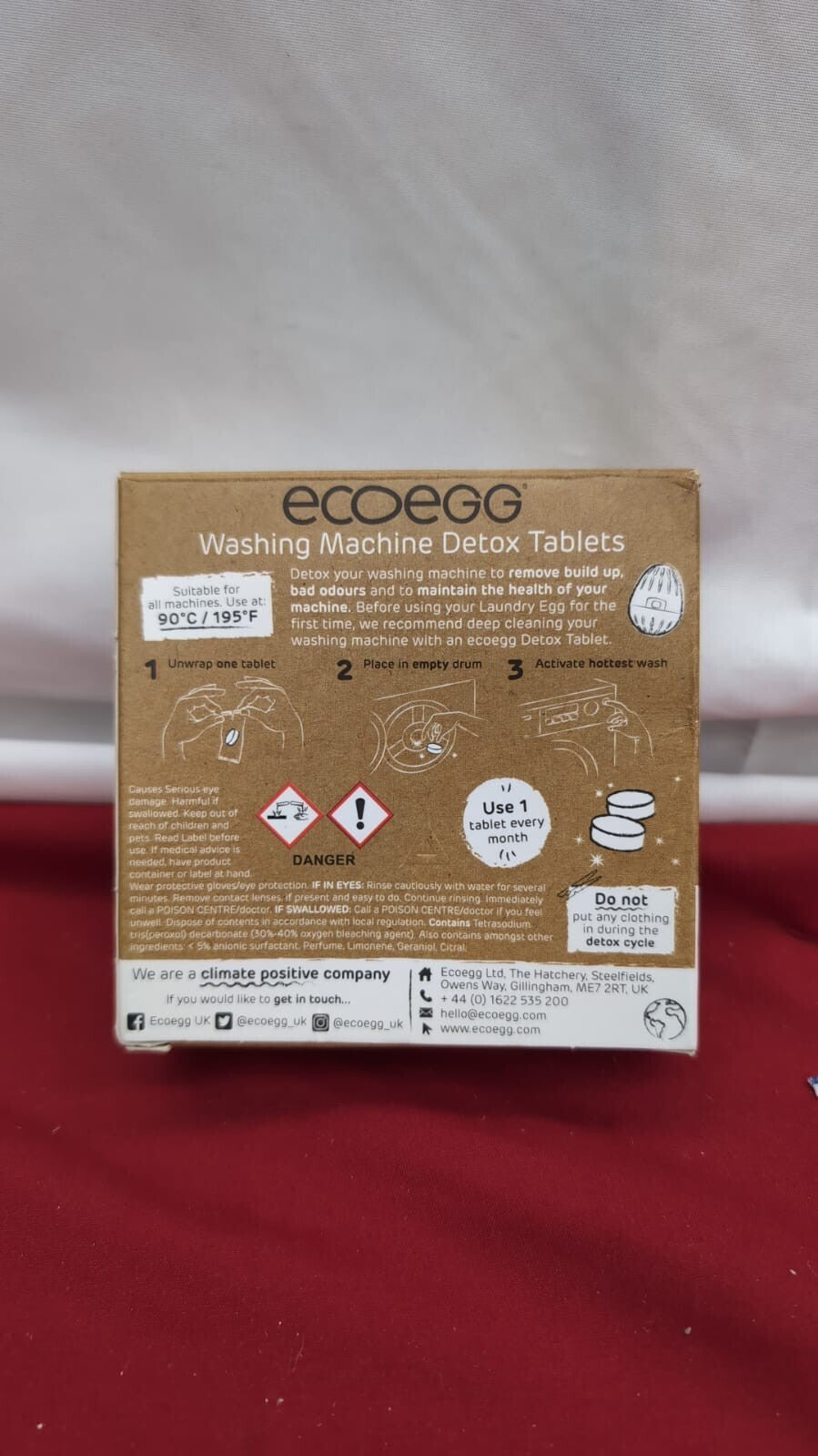 Ecoegg Washing Machine & Dishwasher Cleaner | Detox Tablets - 6 Month Supply