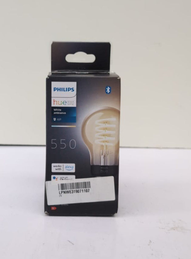 Philips Hue Ambiance Filament Dimmable Smart Light Bulb E27 (box damaged)