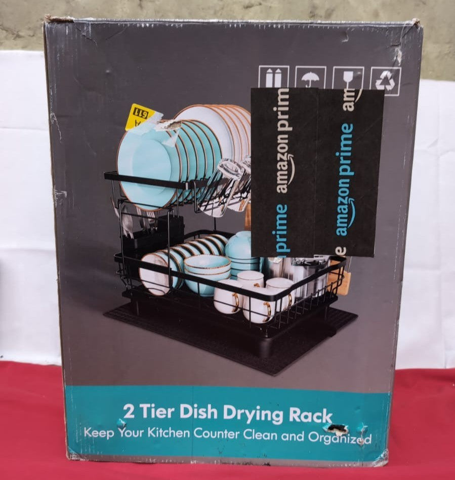 Dish Drainers,Dish Drying Rack,Kichen 2 Tier Sink (BOX DAMAGED)