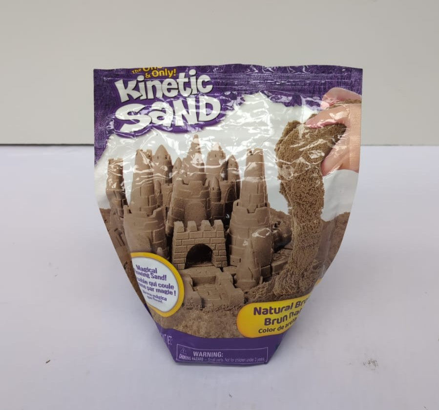 Kinetic Sand The Original Mouldable Sensory Play Sand,Brown,907g (PACKET OPENED)