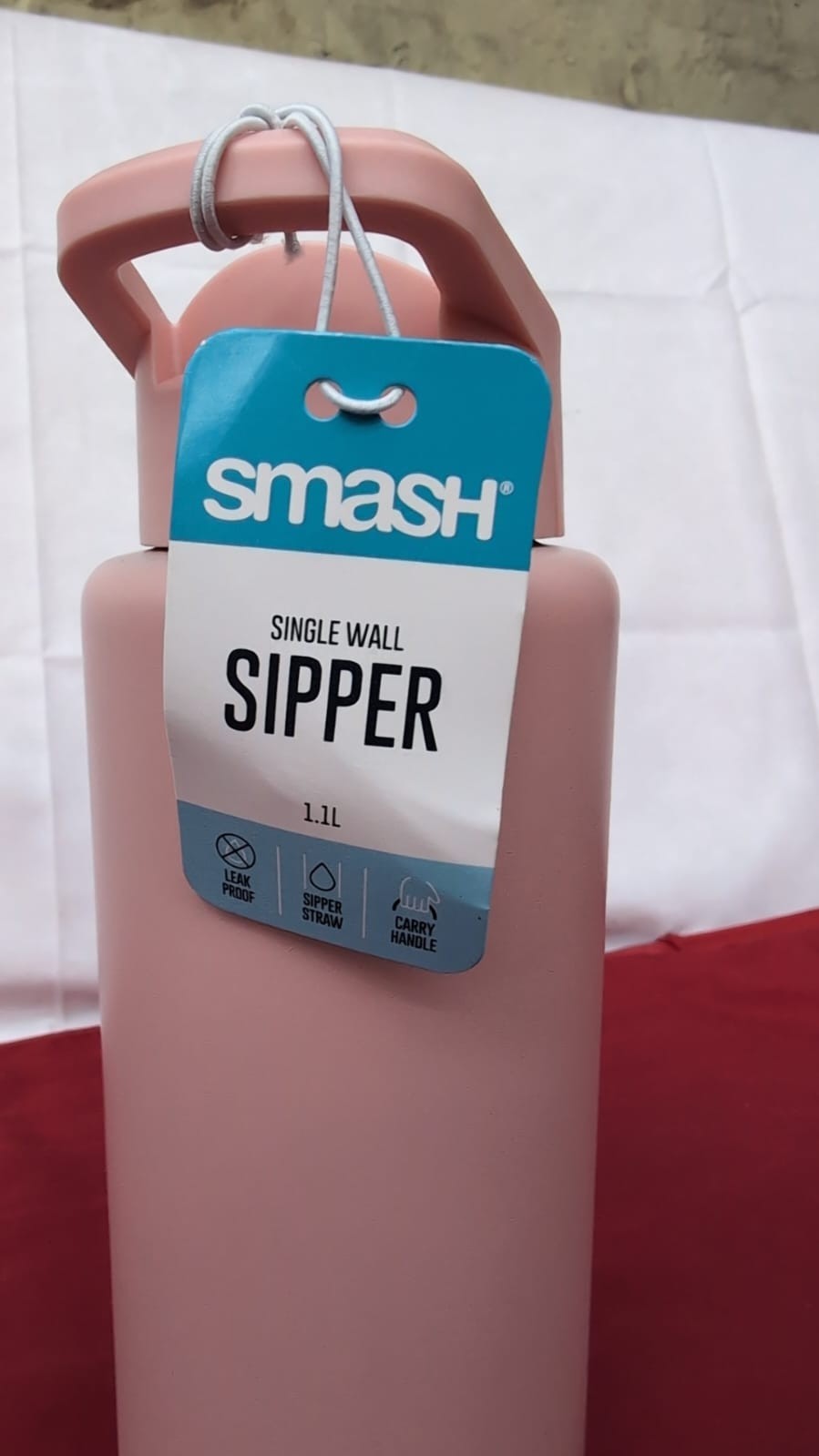 Smash single wall sipper 1.1L (Small Scuffs)