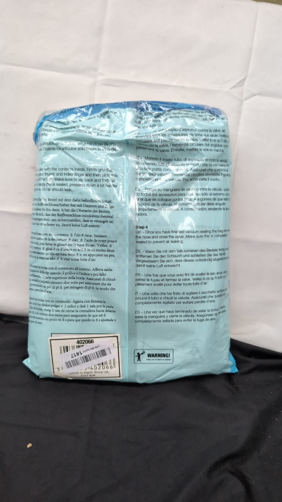 Vacuum Storage Bags | Maximise Space and Store Clothes(PACKAGING DAMAGED)