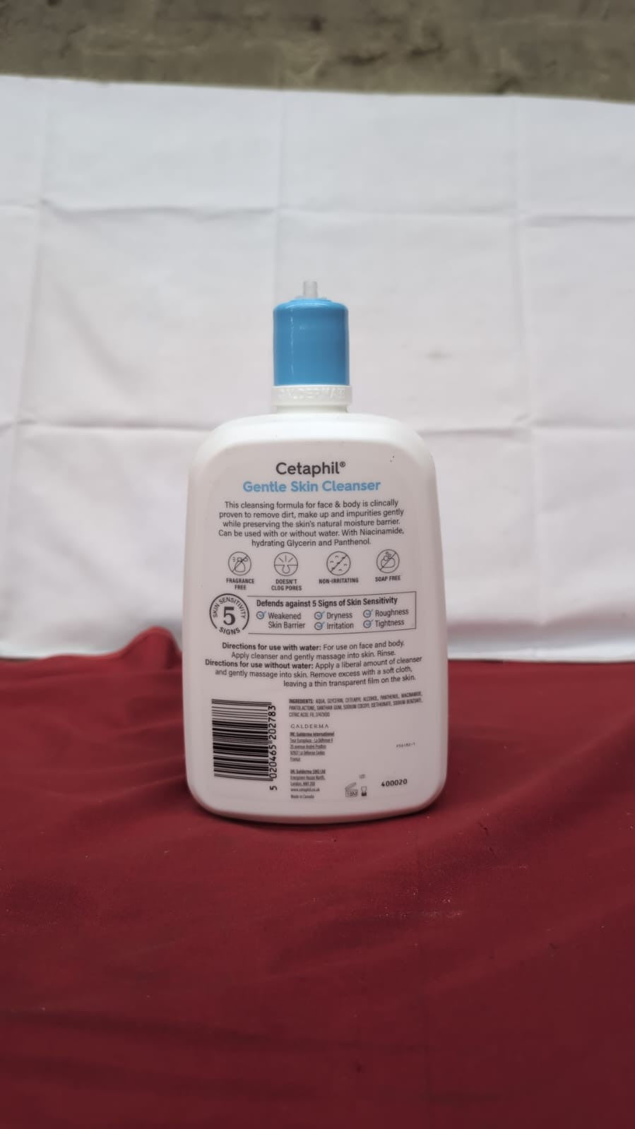 Cetaphil Gentle Skin Cleanser, 1L Face & Body Wash, Normal (missing lid pump)