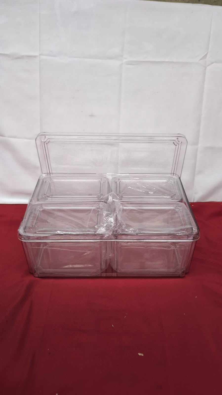 Refrigerator Organizers and Storage, 5 Pack Stackable Clear (30 x 20 x 10cm)