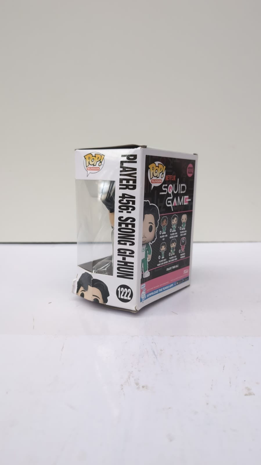 Funko POP! TV: Squid Game  Gi-hun 456 Collectable Vinyl Figure (Box damaged)
