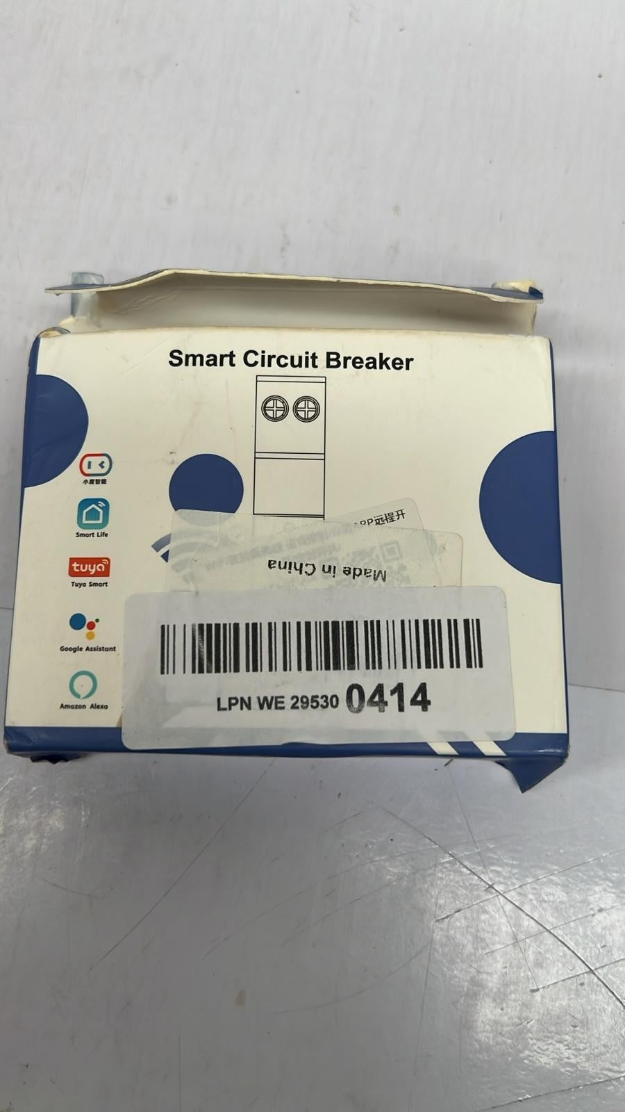 Smart Switch, Tuya WiFi Smart Timer Circuit Breaker with Power Metering