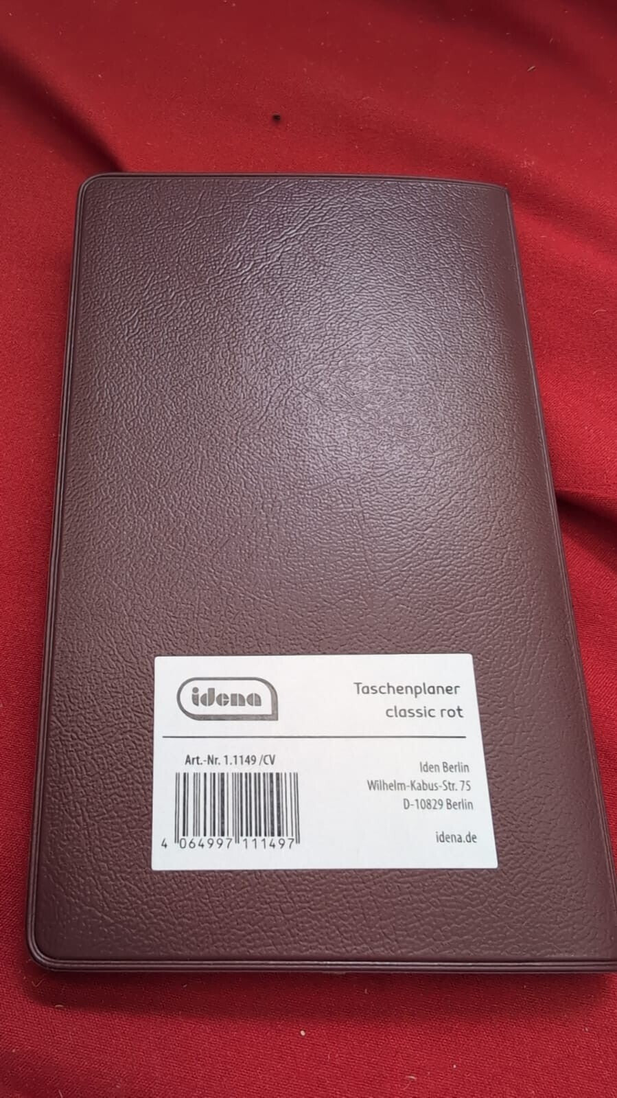 Idena taschenplaner classic rot