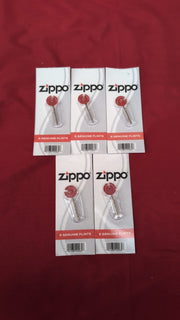 Zippo 2406N 6 Flints Plastic Dispenser, Aluminum, Multicolor, One Size 5 PACK