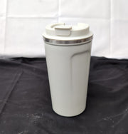 Insulated Cup, Stainless Steel Liner Compact ,White 510ml