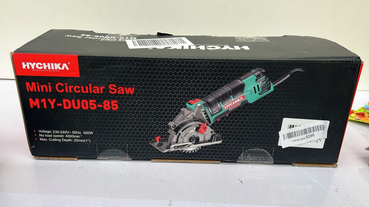 HYCHIKA Mini Circular Saws (85mm), Scale Ruler, 500W